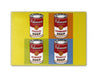 Pop Soup Cans Cutting Board