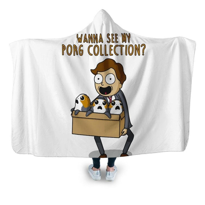 Porg Collection Hooded Blanket - Adult / Premium Sherpa