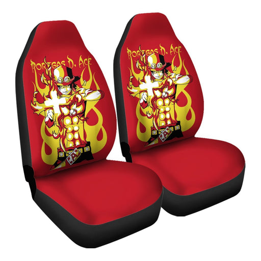 Portgas D Ace (2) Car Seat Covers - One size