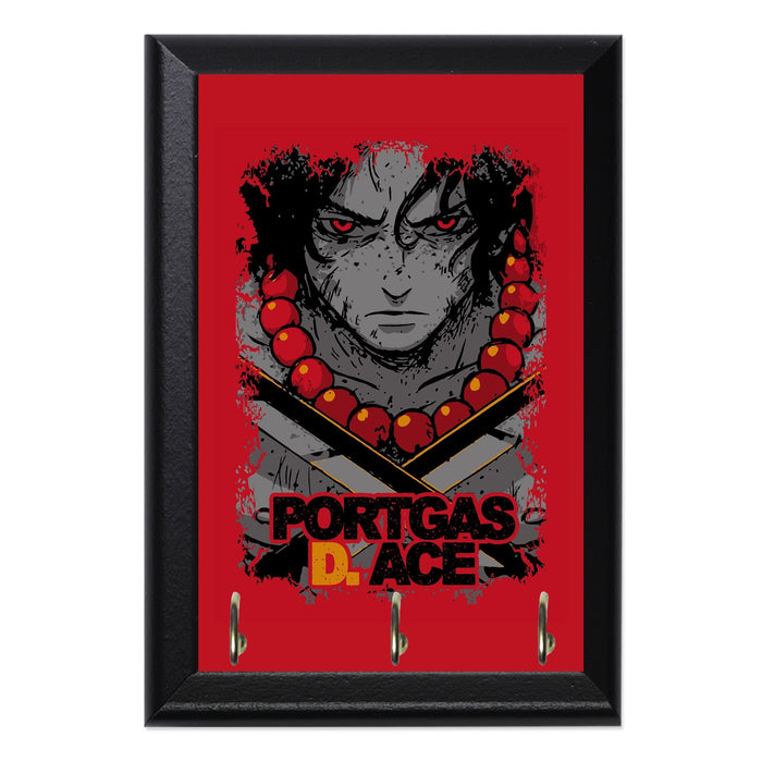 Portgas D Ace Iv Key Hanging Plaque - 8 x 6 / Yes