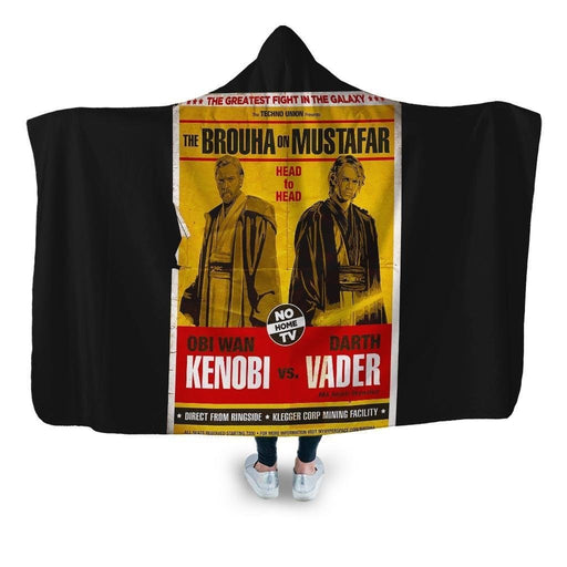 Poster Star Was Retro Hooded Blanket - Adult / Premium Sherpa