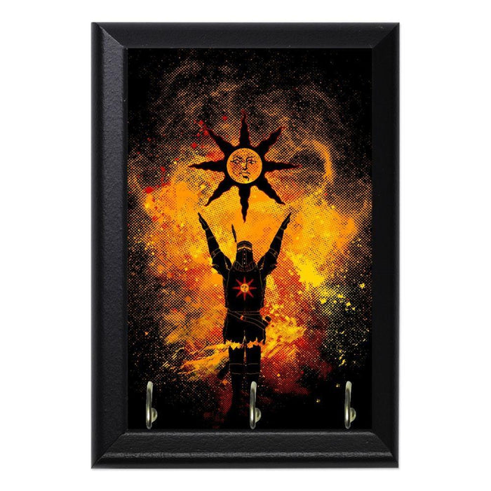 Praise The Sun Decorative Wall Plaque Key Holder Hanger - 8 x 6 / No