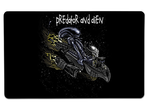 Predator And Alien Large Mouse Pad