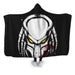 Predator Mask Hooded Blanket - Adult / Premium Sherpa
