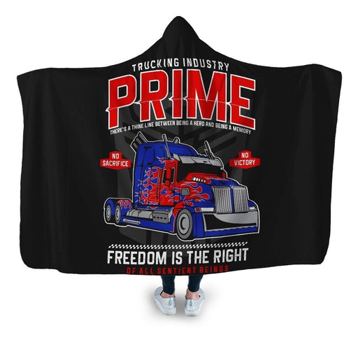 Prime Truck Hooded Blanket - Adult / Premium Sherpa