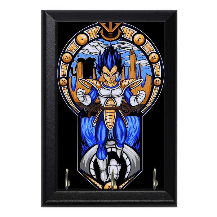Prince Of All Saiyans Wall Plaque Key Holder - 8 x 6 / Yes