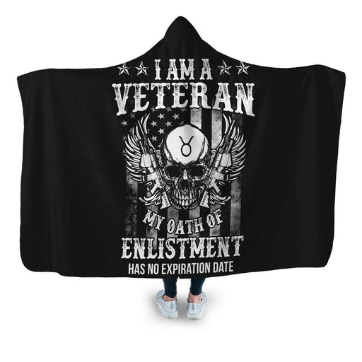 Pro Veteran 1 Hooded Blanket - Adult / Premium Sherpa