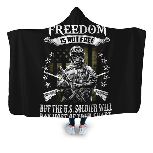 Pro Veteran 10 Hooded Blanket - Adult / Premium Sherpa