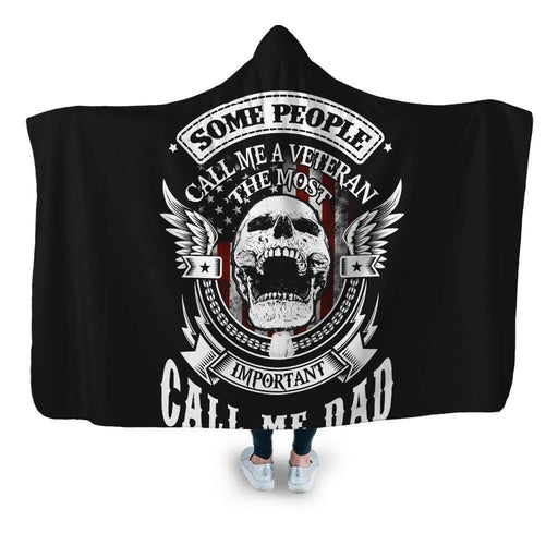 Pro Veteran 17 Hooded Blanket - Adult / Premium Sherpa