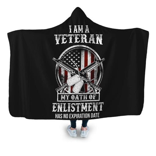 Pro Veteran 22 Hooded Blanket - Adult / Premium Sherpa
