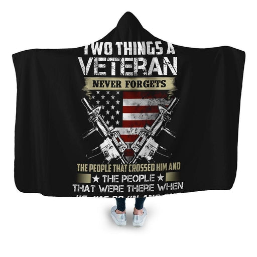 Pro Veteran 27 Hooded Blanket - Adult / Premium Sherpa