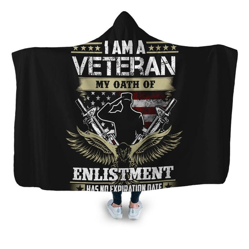 Pro Veteran 29 Hooded Blanket - Adult / Premium Sherpa