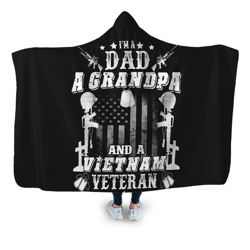Pro Veteran 3 Hooded Blanket - Adult / Premium Sherpa