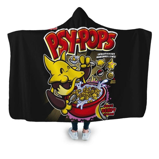 Psy Pops Hooded Blanket - Adult / Premium Sherpa