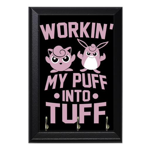 Puff Tuff Wall Plaque Key Holder - 8 x 6 / Yes