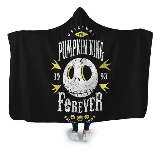 Pumpkin King Forever Hooded Blanket - Adult / Premium Sherpa
