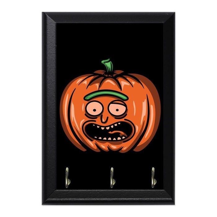 Pumpkin Rick Decorative Wall Plaque Key Holder Hanger - 8 x 6 / Yes