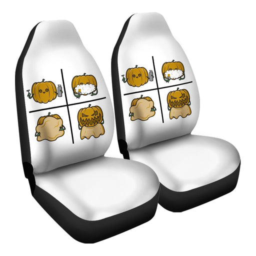 Pumpkin Shave Car Seat Covers - One size