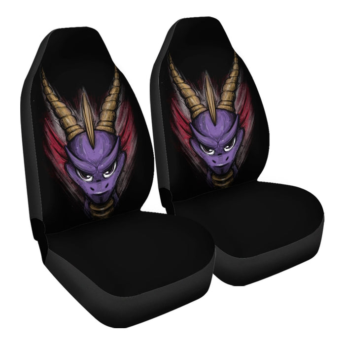 Purple Dragon Car Seat Covers - One size