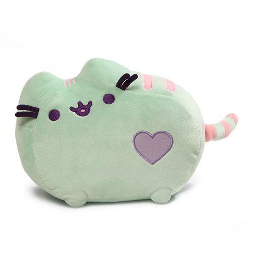 Pusheen the Cat Mint Green Pastel Heart Plush 12