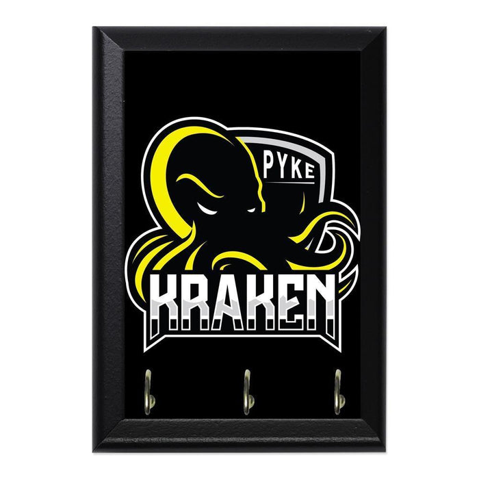 Pyke Kraken Decorative Wall Plaque Key Holder Hanger - 8 x 6 / Yes