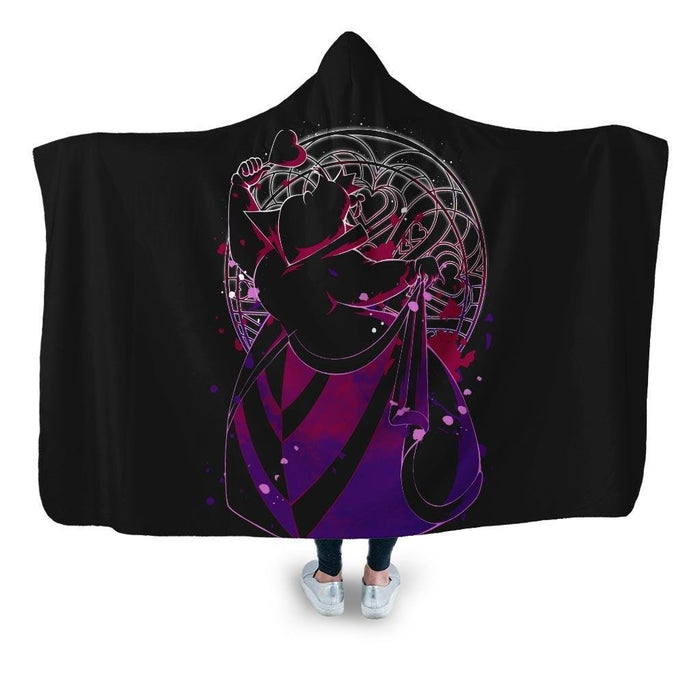 Queen Of Hearts Hooded Blanket - Adult / Premium Sherpa
