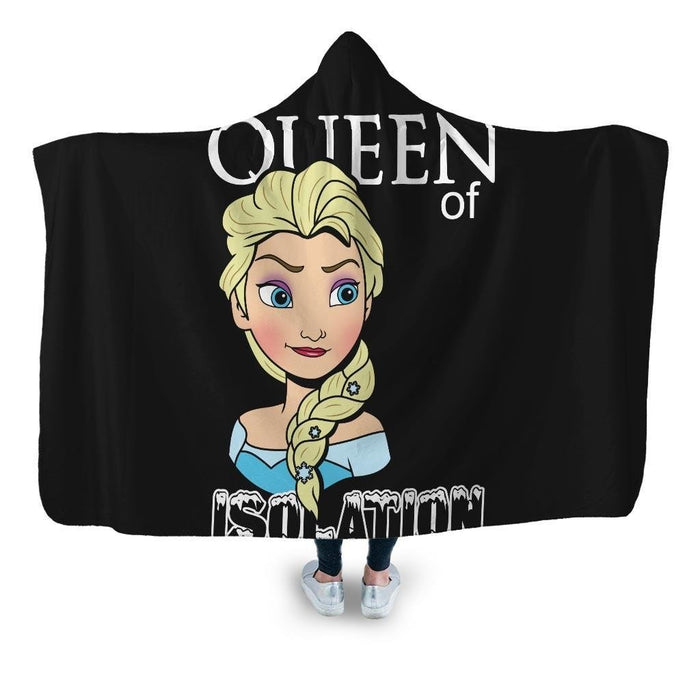 Queen of Isolation Hooded Blanket - Adult / Premium Sherpa
