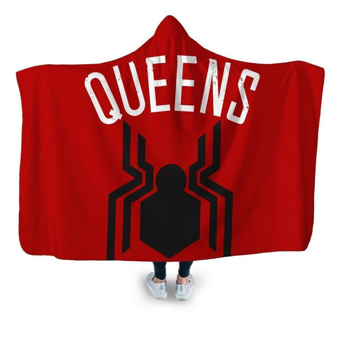 Queens Hooded Blanket - Adult / Premium Sherpa