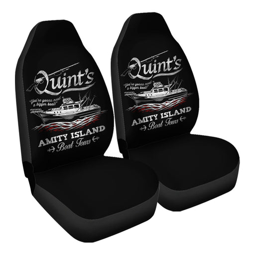Quints Boat Tours Car Seat Covers - One size