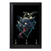 Rad Devil Cat Wall Plaque Key Holder - 8 x 6 / Yes