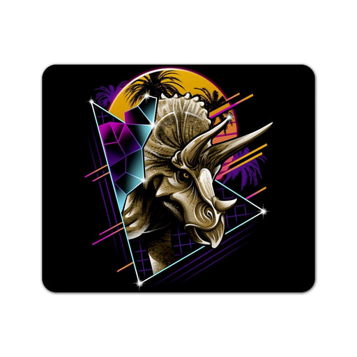 Rad Triceratops Mouse Pad
