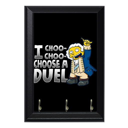 Ralph Duel Wall Plaque Key Holder - 8 x 6 / Yes