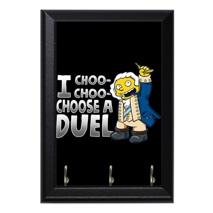 Ralph Duel Wall Plaque Key Holder - 8 x 6 / Yes