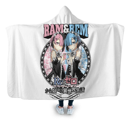 Ram Rem 2 Hooded Blanket - Adult / Premium Sherpa