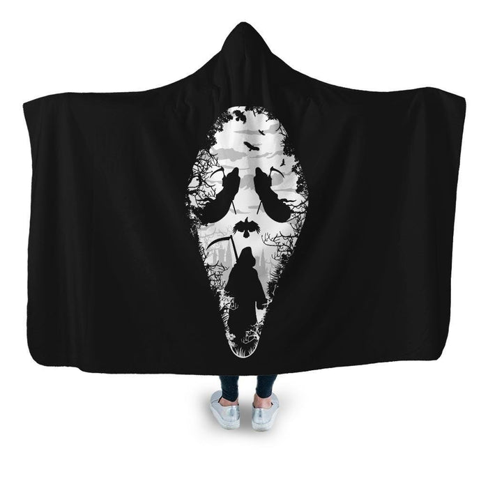 Reaper Scream Hooded Blanket - Adult / Premium Sherpa