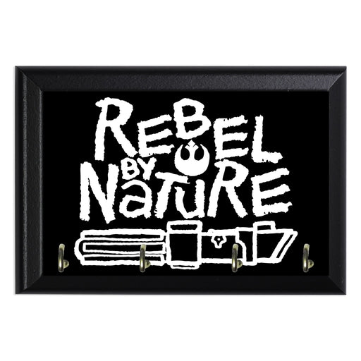 Rebel By Nature Key Hanging Plaque - 8 x 6 / Yes