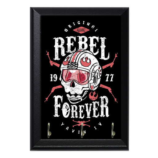Rebel Forever Key Hanging Wall Plaque - 8 x 6 / Yes