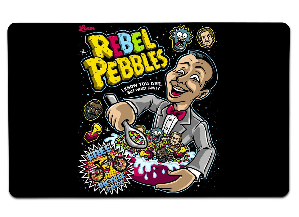 Rebel Pebbles Large Mouse Pad