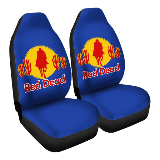 Red Dead Car Seat Covers - One size