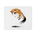 Red Fox Jumping Into Snow Mouse Pad