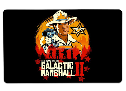 Red Galactic Marshall Ii Large Mouse Pad