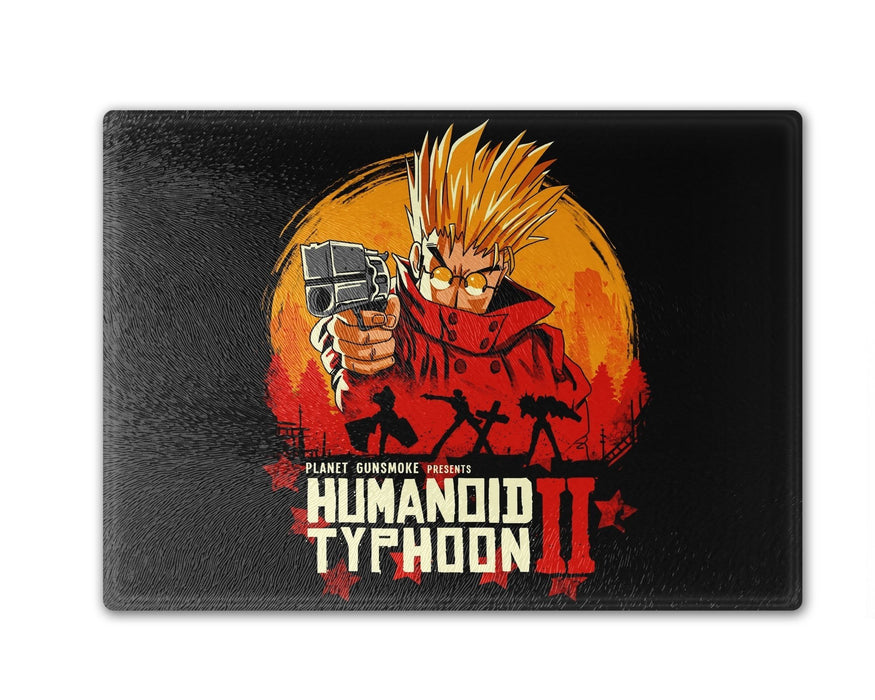 Red Humanoid Typhoon Ii Cutting Board