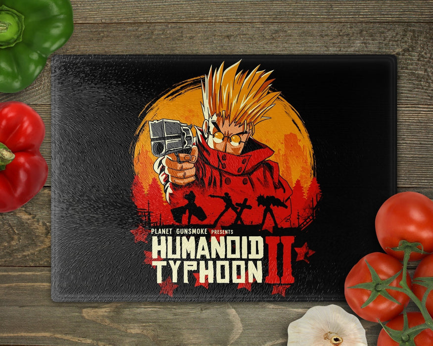 Red Humanoid Typhoon Ii Cutting Board