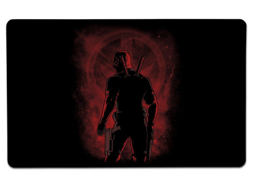 Red Merc Large Mouse Pad