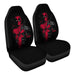 Red Mercenary Car Seat Covers - One size