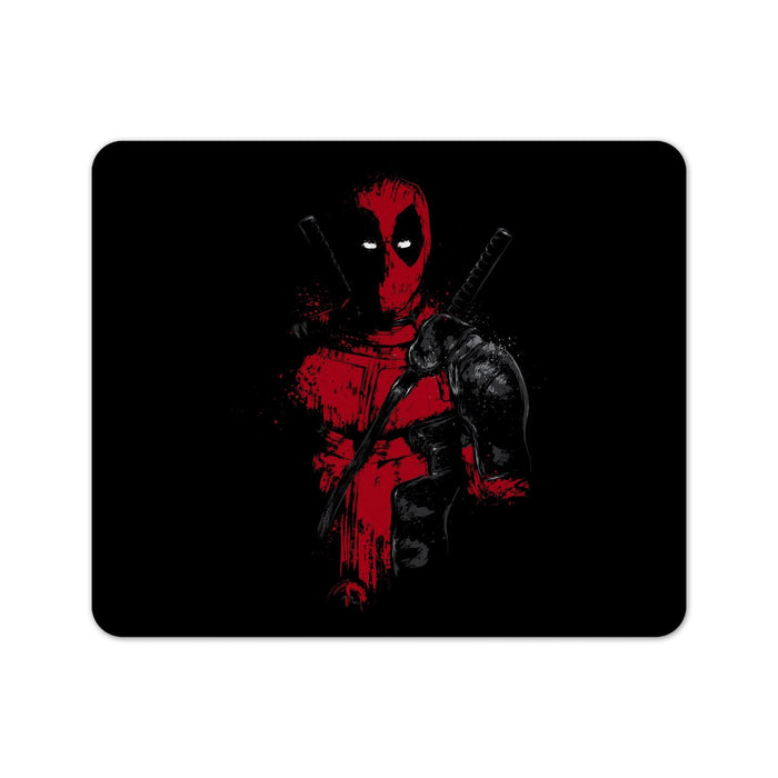 Red Mercenary Mouse Pad