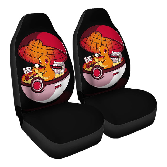 Red Poke House Car Seat Covers - One size