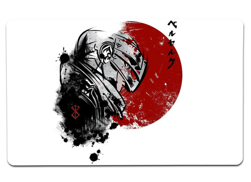 Red Sun Guts Large Mouse Pad