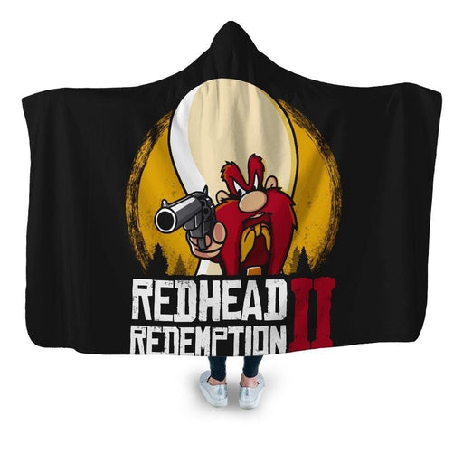 Redhead redemption Hooded Blanket - Adult / Premium Sherpa
