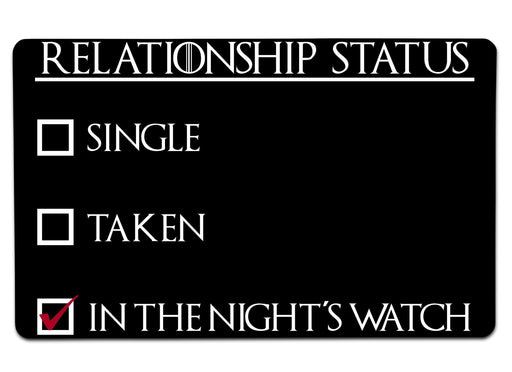 Relationship Status Large Mouse Pad